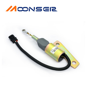 Vanne solénoïde d'arrêt pour générateur diesel Moonsel 3991625 24V pour excavatrices Hyundai R225-7 - Product Image 2