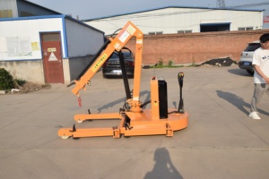 Heavy Duty Mobile Hydraulic Jib <strong>Crane</strong> 1T 2T 180- 360 Rotary Self-Propelled Hydraulic Lifting <strong>Hoist</strong> for Factory Warehouse - Product Image 3
