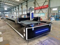 Machine de découpe laser à fibre CNC LaserMen 1500x3000mm haute vitesse 1530 pour métal 6000W avec table d'échange