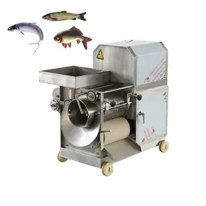 Fish Meat Bone Separator / Fish Bone Removing Separating Machine For Fish Processing