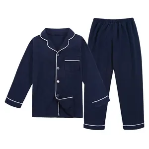 Wholesale New High Quality Pyjamas Kids Organic 100% Cotton Pajamas Children
