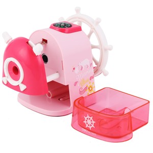 Deli Cartoon Ship Wheel Pencil Sharpener Manual Hand Crank For Kids School Use - Product Image 4