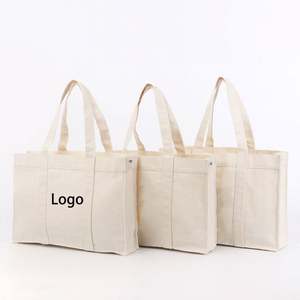 Bolsa de Compras de Lona de Algodón Promocional de Verano, Grande, de Diseño, Linda, con Logotipo Personalizado, Lavable, Resistente, en Blanco - Product Image 2