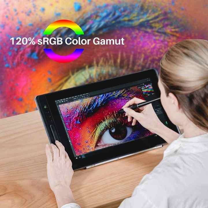 Kamvas Pro 16 - 120% RGB LCD Screen for Drawing Precision