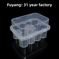 Boîte de 10 compartiments pour flacons de peptides de 3 ml, sans BPA, compatible réfrigérateur, en PP transparent de haute qualité, emballage de laboratoire OEM en gros