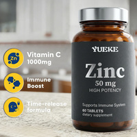 Comprimés de zinc OEM ODM sous marque privée – Soutien immunitaire haute puissance – Complément alimentaire quotidien pour adultes