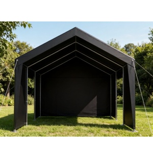 Tente de garage extérieure galvanisée résistante au vent, simple et facile à installer avec garage - Product Image 6