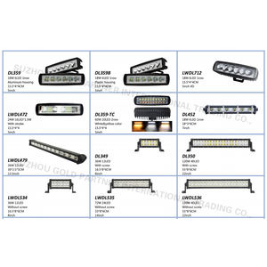 Barra <span class=keywords><strong>de</strong></span> Luz Led <span class=keywords><strong>de</strong></span> alta potencia para todoterreno, Combo <span class=keywords><strong>de</strong></span> doble fila, 360W, 52 pulgadas, 50 pulgadas, 32, 42 y 22 pulgadas, 4X4, curva, 12D - Product Image 5