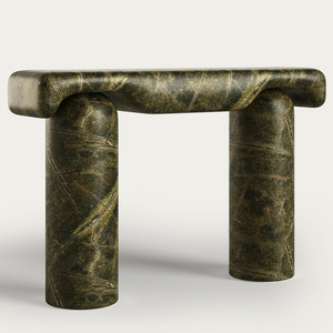 Tavolo Console in Marmo Rosso Levanto Naturale KUMUSI - Product Image 5