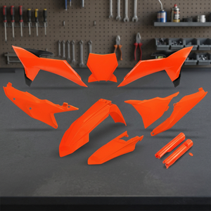 2025 pour KTM SX-F 250 Fluorescent Orange Kit complet en plastique comprend filtre à Air moto disque de frein phare Yamaha modèle pièces - Product Image 3