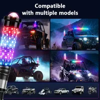 Lumière de drapeau pour véhicule tout-terrain, lumière de drapeau pour moto, lumière de drapeau LED, lumière de drapeau laser UTV