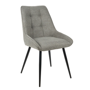 Chaises design moderne à bas prix Meubles de salle à manger <span class=keywords><strong>Chaise</strong></span> de salle à manger rembourrée en lin <span class=keywords><strong>avec</strong></span> <span class=keywords><strong>poignée</strong></span> - Product Image 2