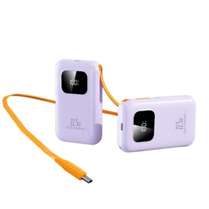 Batería Externa PD22.5w con Cable, 10000mAh 20000mAh, Carga Rápida para Teléfono, con Pantalla Digital, Precio de Fábrica - Product Image 2