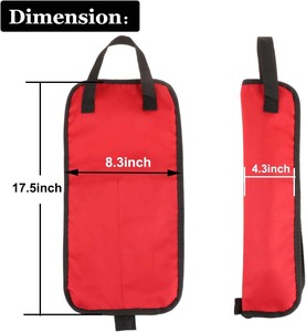 Muestra Gratuita, Precio de Fábrica al por Mayor, Diseño de Logotipo Personalizado, Bolsa para Baquetas de 5 Pulgadas, Duradera, de Tela Oxford - Product Image 5