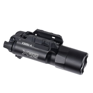 Lampe torche tactique X300U A ultra-performante avec pointeur laser rouge LED et batterie CR123A pour utilisation en extérieur - Product Image 2