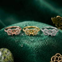 Chine Conception personnalisée de haute qualité 14k 585 or blanc véritable diamant taille brillant Solitaire semi-monture bague de fiançailles pour les femmes