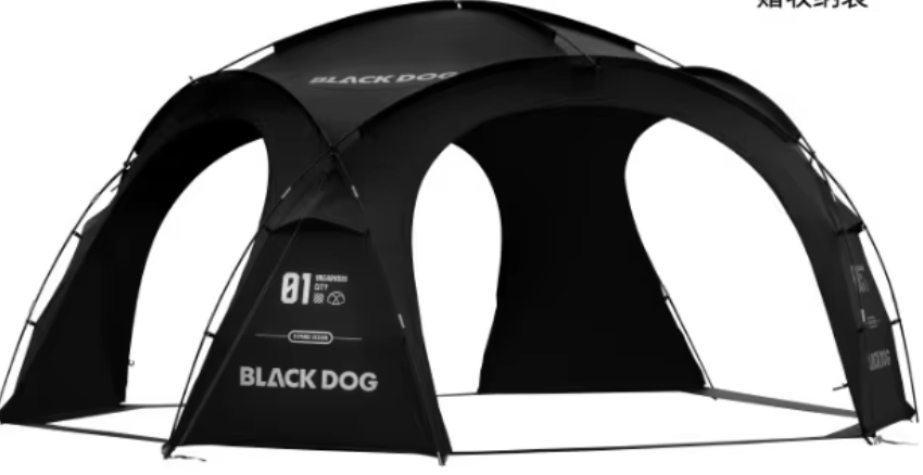 Tenda a cupola nera