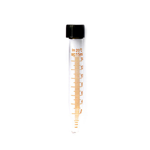Tubo de Centrífuga Graduado de Vidrio con Tapa de Rosca, Fondo Cónico Redondo, con Escala, Tubo de Ensayo para Laboratorio - Product Image 3