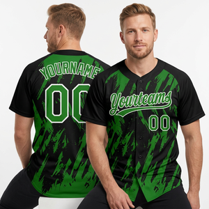 Camiseta de Béisbol Personalizada para Equipo, Impresión Digital, Poliéster de Secado Rápido, Ajustada, Cuello Henley con Nombre y Número - Product Image 4