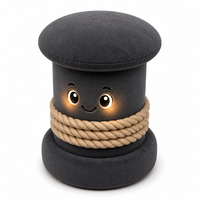 Jouet interactif bollard de bateau IA, parlant, éducatif, 100 % polyester, compagnon pour enfants, cadeau