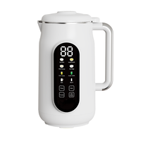 Machine à Lait Végétal et Lait de Soja Intelligente 1200ml, Mixeur Électrique Portable Chauffant, Sans Filtre, pour Lait de Soja