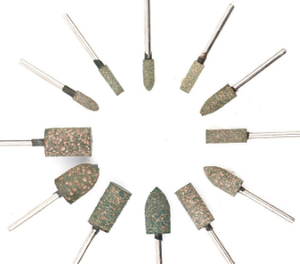 Testa di lucidatura granulosa manico esteso 60mm allumina abrasivi testa di macinazione utensili punto di montaggio per la lucidatura dei metalli - Product Image 2