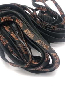 Cordon de serrage trempé en silicone pour vêtements Hoodie en polyester plat personnalisé de 12mm - Product Image 4