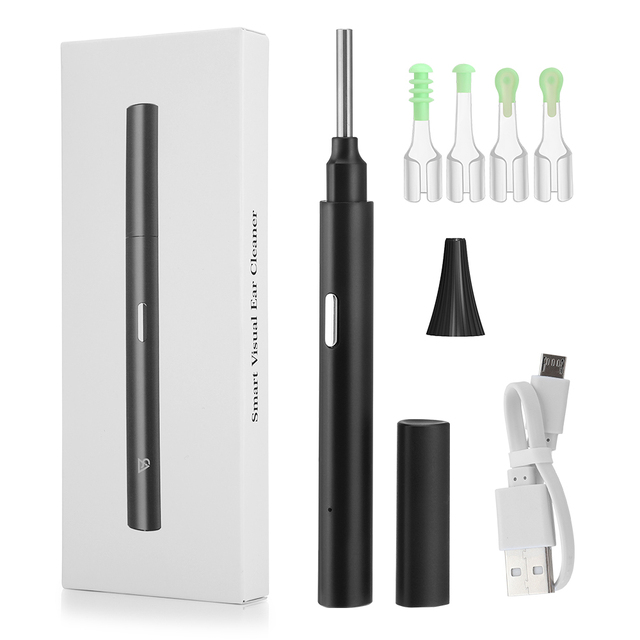 Smart Wireless  Visual Ear Camera Wifi HD Ear Scope Otoscope Endoscope Ear Wax Cleaner Remover