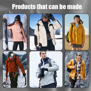 Bán Sỉ Vải Softshell Tái Chế Lớp Lót Ngoài Trời Chống Thấm Nước Ngoại Cỡ Vải Nỉ Cực Phản Quang Vải Softshell - Product Image 5