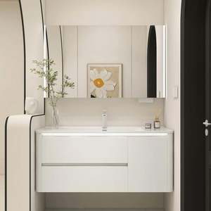 Meubles de salle de bain en bois luxueux en gros, vasques personnalisées, meubles de lavabo, ensemble de meubles de salle de bain à la vente - Product Image 1