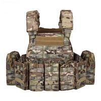 JinTeng Fournisseur tactique d'usine Polyester 1000D de haute qualité Extension facile Porte-plaque MOLLE Gilet d'entraînement tactique en plein air