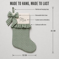 Chaussettes de Noël élégantes, sacs cadeaux à motifs floraux bleus pour cadeaux personnalisés, décoration de la maison