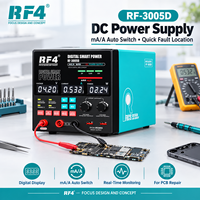 Alimentation électrique numérique DC RF4 3005D, surveillance du courant en temps réel, localisation rapide des défauts pour la réparation de téléphones et d'électronique