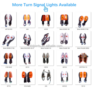 KTD <span class=keywords><strong>BAJAJ</strong></span> Khám Phá 125 ST Chất Liệu Nhựa ABS Ống Kính Xe Máy Directional Bật Đèn Tín Hiệu Đèn Chớp - Product Image 2