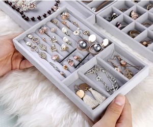 Bán Hot In Bọt Đầy Vòng Đeo Tay Hộp Đồ Trang Sức Vòng Cổ Vòng Đeo Tay Bông Tai Hiển Thị Hộp - Product Image 3