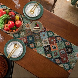 High Quality <strong>Long</strong> Muslin Embroidered <strong>Table</strong> <strong>Runner</strong> Guaranteed Quality Unique Logo <strong>Table</strong> <strong>Runner</strong> - Product Image 3