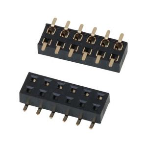 ขั้วต่อแบบ SMD แถวคู่ ระยะห่าง 2.0 มม. แบบกำหนดเองได้ ขั้วต่อแบบตัวเมีย ชุบทอง วัสดุ PA9T สำหรับตัวเรือนซ็อกเก็ต - Product Image 1