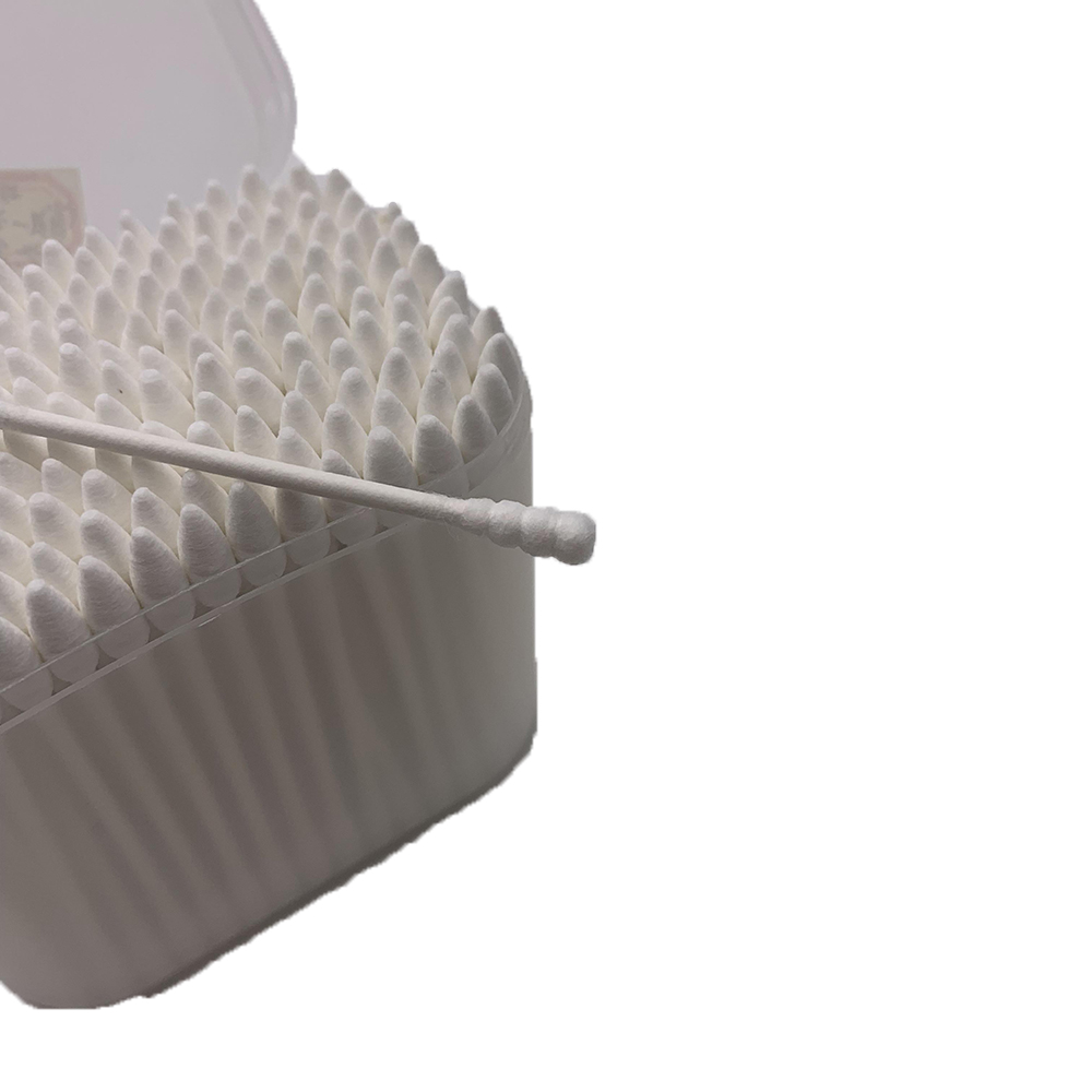 Белые ватные палочки 200 шт., натуральные белые ватные палочки с двойным наконечником, гипоаллергенные ватные палочки без хлора