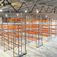 Système de rayonnage sélectif robuste pour entrepôt et stockage de palettes, étagère et rayonnage robustes