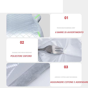 Housses de voiture en tissu PVC, imperméables, pleine grandeur, pour extérieur, en Oxford, Spandex, PEVA, Nylon, Film d'aluminium - Product Image 4