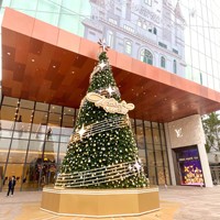 Arbre de Noël Artificiel Géant en PVC avec Lumières LED 2026 – Arbre de Noël Commercial Luxueux de 16, 20, 30 ou 40 pieds