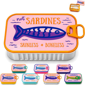 Portable Fish Shape Jewelry Box Travel Jewelry Organizer Case Velvet Lined <b>Storage</b> Holder for <b>Rings</b> Earrings Bracelets - Product Image 6