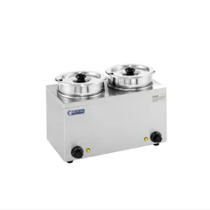 Soup Dispenser Bain Marie - 2 x 2.75 L - 300 W - German Quality Standards | CE Certified | Market Leading Price