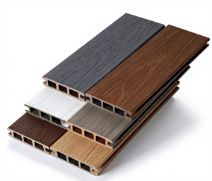 Clôture de sécurité moderne en WPC à assembler soi-même, panneaux de clôture de jardin, poteaux en aluminium, treillis et ensemble de portail pour usage domestique - Product Image 4