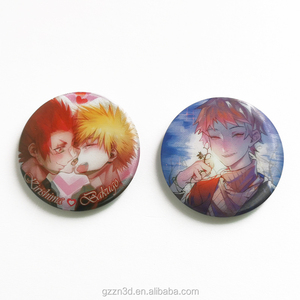 Offre Spéciale : Badges Émaillés Personnalisés <span class=keywords><strong>3D</strong></span> Lenticulaires à Effet de Mouvement, Style <span class=keywords><strong>Manga</strong></span> Japonais, pour Anime et Dessins Animés – Vente en Gros, Idéal Cadeau - Product Image 3