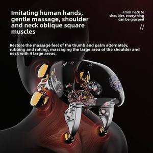 Masajeador Inalámbrico para Cuello y Hombros PAKISS OEM ODM, 6 Nodos de Amasamiento, 4 Modos, 3 Niveles, Control Remoto por Voz, Función de Calor, Uso Doméstico - Product Image 2