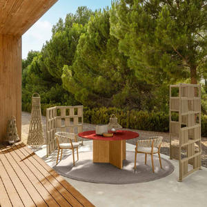 Juegos de jardín al aire libre fFrniture Muebles de teca de lujo Muebles de jardín Silla de Bar de madera maciza - Product Image 4