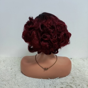 Promotion Letsfly : Perruques Bob 4x4 Lace Closure 12 pouces, Cheveux Humains Vierges 9A, Ondulation Lâche, 210g, Brun Chocolat, Effet Rebondissant, Densité 200% - Product Image 6
