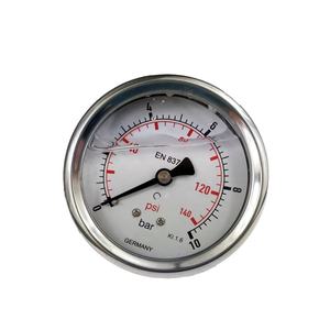 Beco manômetro de 10bar para medição de pressão, medidor de pressão em aço inoxidável de alta qualidade 140psi - Product Image 1