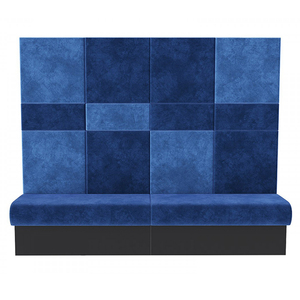 Meubles de banquette en velours vert moderne avec dossier haut pour les espaces commerciaux, les hôtels, les cafés et les restaurants - Product Image 3